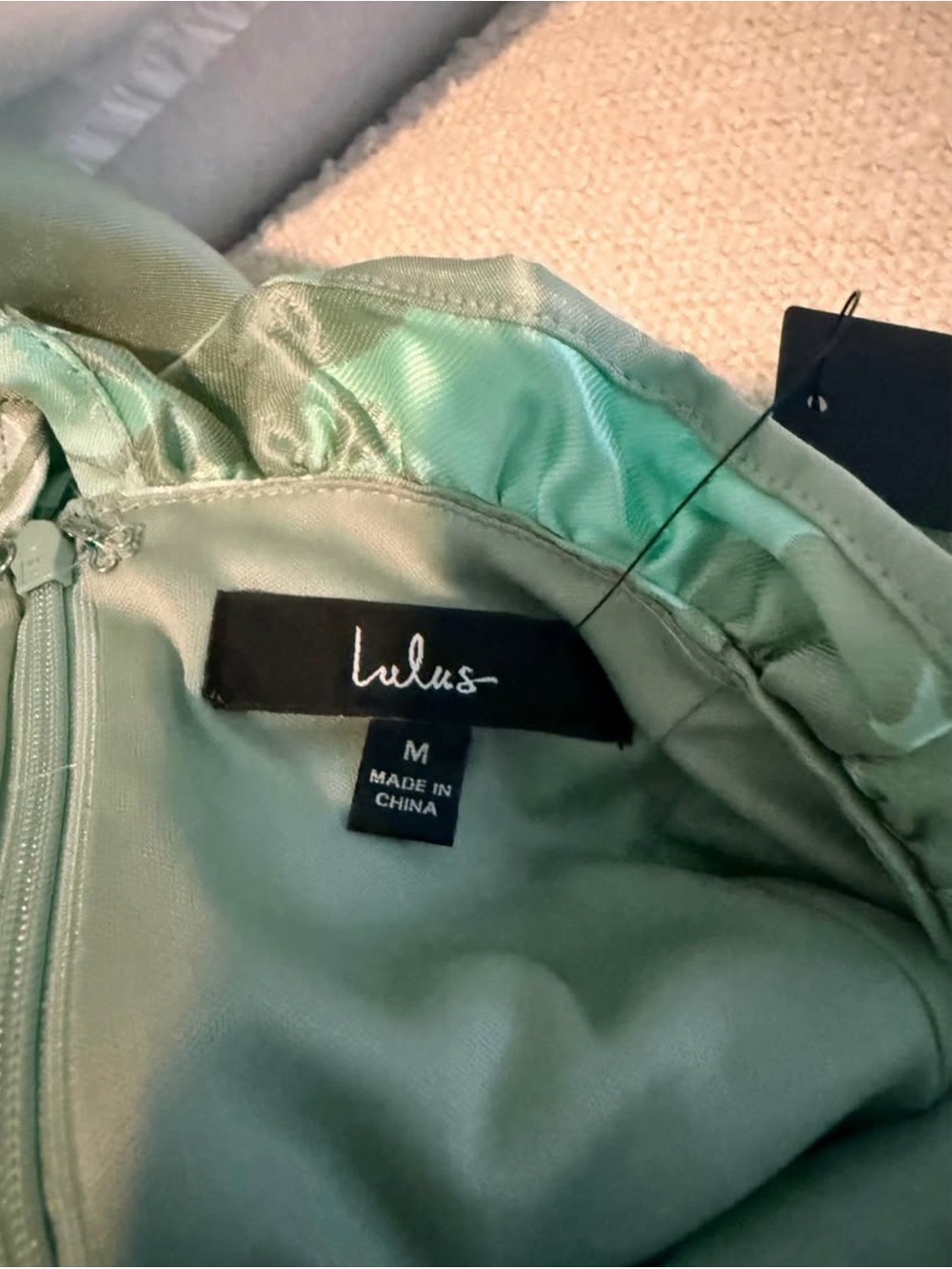 NWT Lulu's Mint Mini Dress - Picture 6 of 8